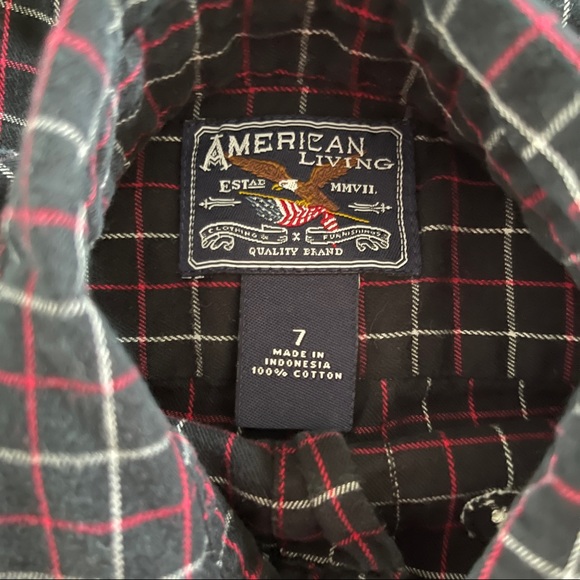 Boys Soft Button Down Shirt - black - Picture 3 of 4